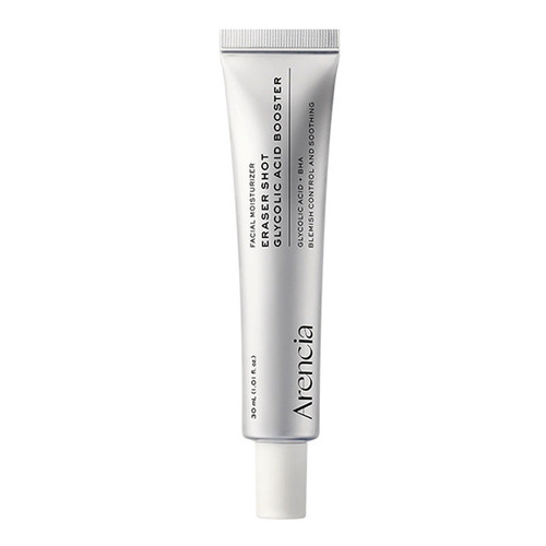 کرم مغذی صورت آرنچیا مدل Eraser Shot Glycolic Acid Booster مناسب برای انواع پوست حجم 30 میلیلیتر