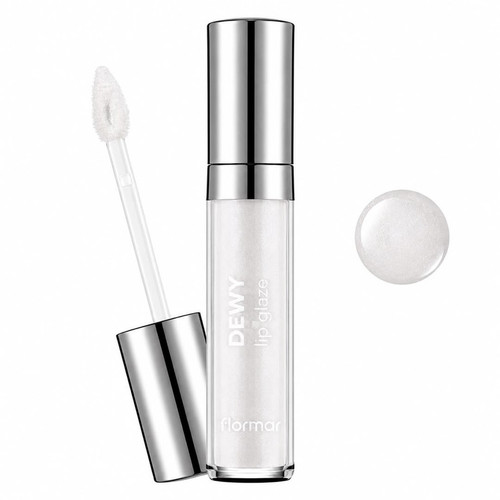 لیپ گلاس براق فلورمار مدل Dewy Glaze شماره 01 رنگ شیشه ای