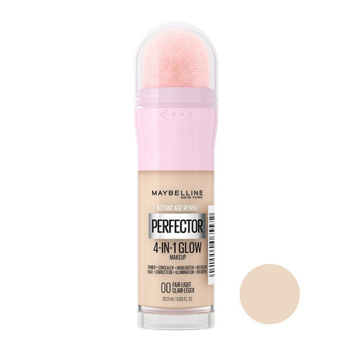 کرم پودر مایع میبلین مدل Perfector شماره 00 مناسب برای انواع پوست حجم 20 میلی لیتر