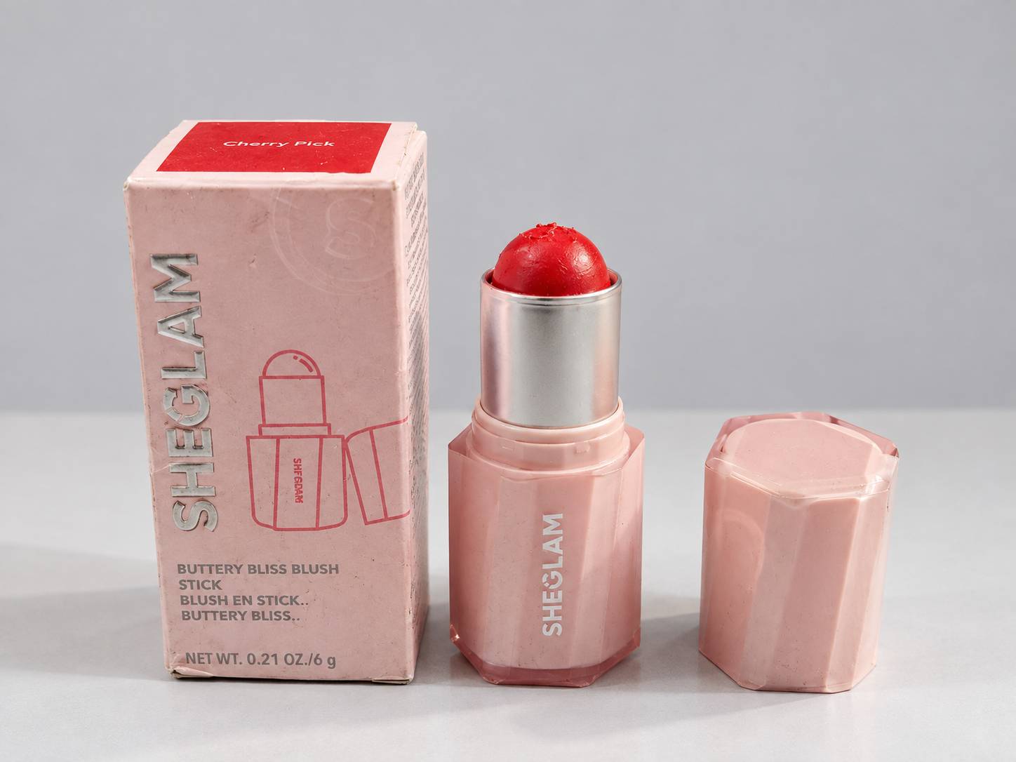 جعبه کج رژگونه استیکی شیگلم Battery Blush – Cherry Pick